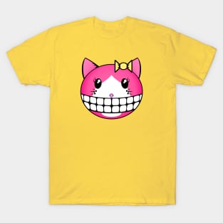 Pink Tuxie Cat T-Shirt